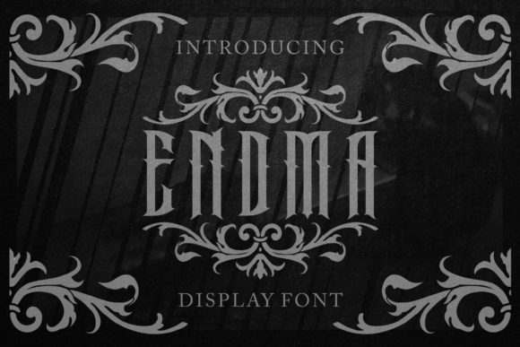 Endma: A Bold Display Font for Modern Design