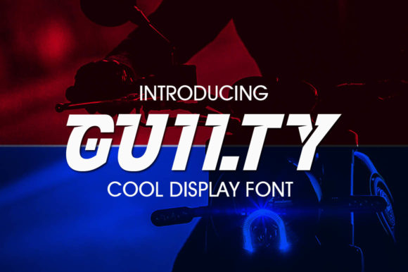 Guilty: A Modern Display Font for Polished Designs